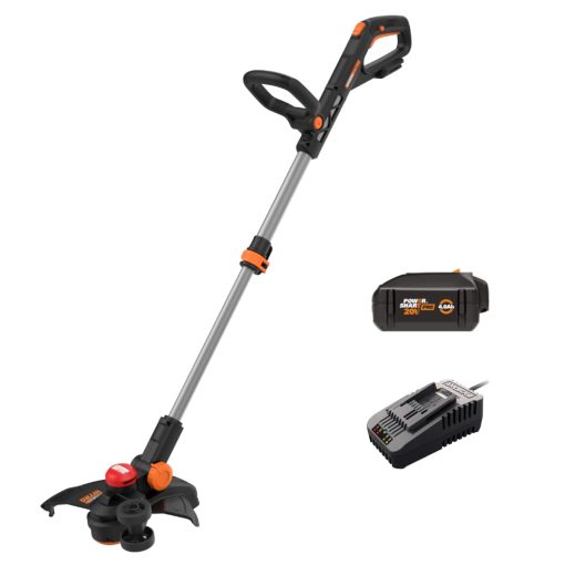 Worx Nitro 20V 13" Cordless String Trimmer with Brushless Motor, 3-in-1 Grass Trimmer Edger Mini-Mower, Lightweight Weed Trimmer COMMAND FEED Instant Line Advancement WG173– Battery & Charger Included