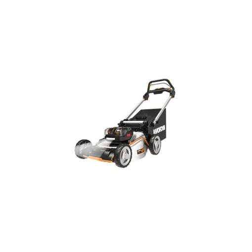 Worx 40V Cordless Lawn Mower, Electric Mower with Brushless Motor, 3-in-1 Self-Propelled Lawn Mower WG753-2 Batteries & Charger Included