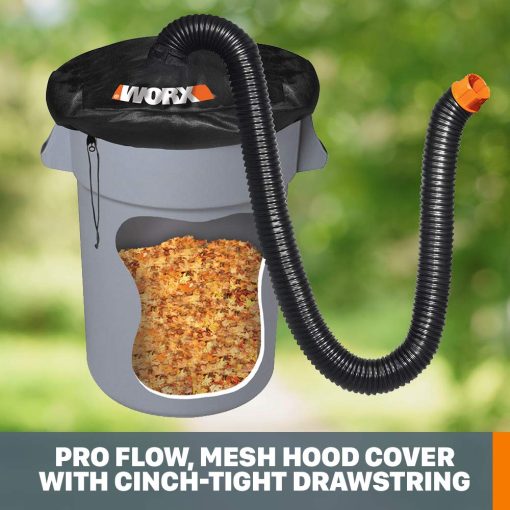 WORX WA4054.2 LeafPro Leaf Collection System for WORX Blower/Vac with up to a 5” Diameter Tube - Image 3