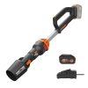 WORX Nitro WG543 20V Cordless Leaf Blower, Electric Blower with 410CFM & 130MPH, Blowers for Lawn Care with 3.8 Lbs, Battery & Charger Included