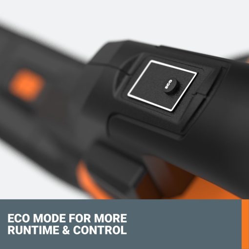 WORX WG583 40V Cordless Leaf Blower, 3 in 1 Blowers for Lawn Care with Vacuum & Mulcher, Electric Blower with Brushless Motor & 2 Speed Control, 2 Batteries & Charger Included - Image 4