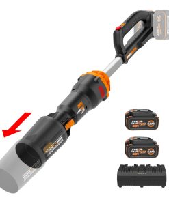 WORX Nitro WG585 40V Cordless Leaf Blower, Electric Blower with 620CFM & 165MPH, Blowers for Lawn Care with Brushless Motor & 3 Speed Control, 2 Batteries & Charger Included