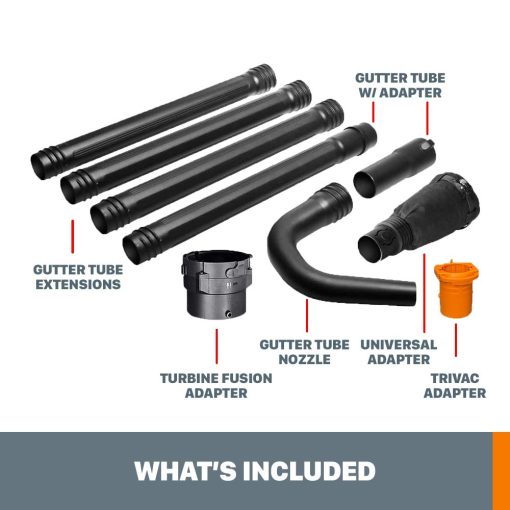 Worx WA4094 Gutterpro Cleaning Kit, 11’ Reach - Image 2