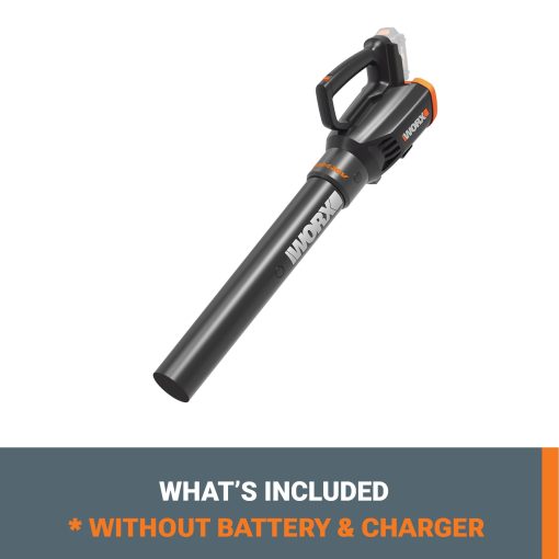 WORX WG547.9 20V Cordless Leaf Blower, Electric Blower with Turbine Fan, Blowers for Lawn Care with 2 Speed Control, Battery & Charger Not Included - Image 3