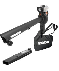 WORX WG583.9 40V Cordless Leaf Blower, 3 in 1 Blowers for Lawn Care with Vacuum & Mulcher, Electric Blower with Brushless Motor & 2 Speed Control, 2 Batteries & Charger Not Included