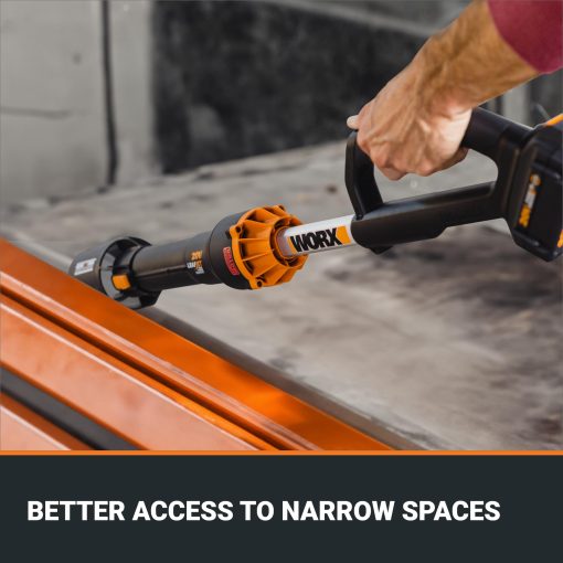 WORX Nitro WG543 20V Cordless Leaf Blower, Electric Blower with 410CFM & 130MPH, Blowers for Lawn Care with 3.8 Lbs, Battery & Charger Included - Image 8