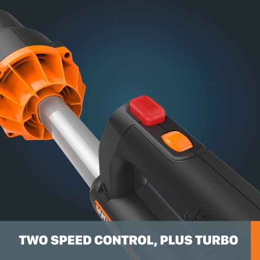 WORX Nitro WG585.9 40V Cordless Leaf Blower, Electric Blower with 620CFM & 165MPH, Blowers for Lawn Care with Brushless Motor & 3 Speed Control, 2 Batteries & Charger Not Included - Image 6