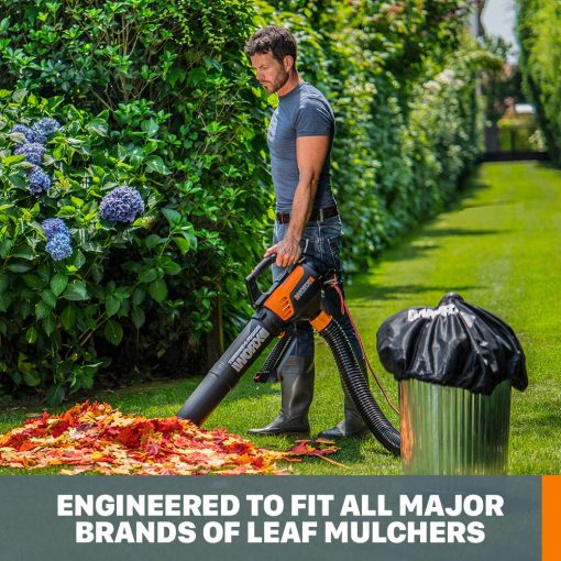 WORX LeafPro Collection System for WORX Blower/Vac with Up to a 5” Inches Tube - WA4058 - Image 5