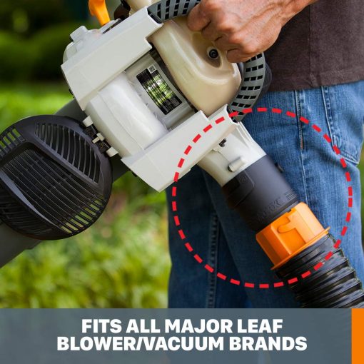 WORX WA4054.2 LeafPro Leaf Collection System for WORX Blower/Vac with up to a 5” Diameter Tube - Image 4