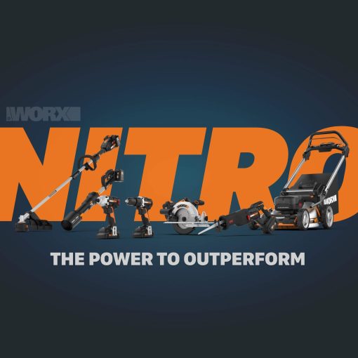 WORX Nitro WG585.9 40V Cordless Leaf Blower, Electric Blower with 620CFM & 165MPH, Blowers for Lawn Care with Brushless Motor & 3 Speed Control, 2 Batteries & Charger Not Included - Image 3