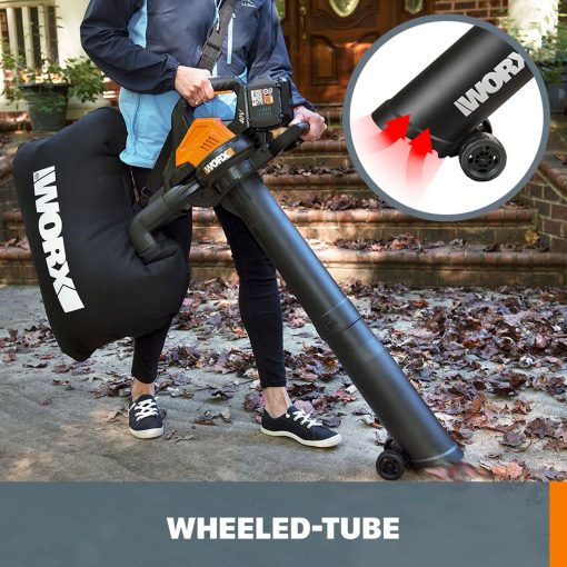 WORX WG583.9 40V Cordless Leaf Blower, 3 in 1 Blowers for Lawn Care with Vacuum & Mulcher, Electric Blower with Brushless Motor & 2 Speed Control, 2 Batteries & Charger Not Included - Image 5